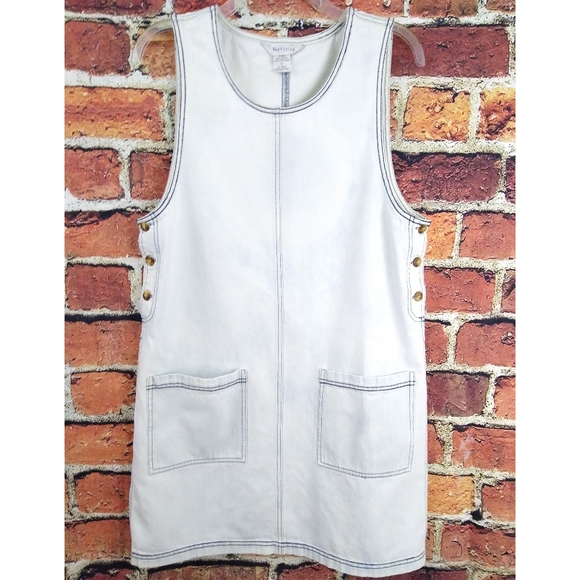 Van Heusen Dresses & Skirts - Vintage 90's Van Heusen Light Wash Denim Dress S/M